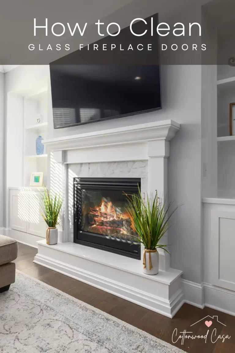 How To Clean Glass Fireplace Doors