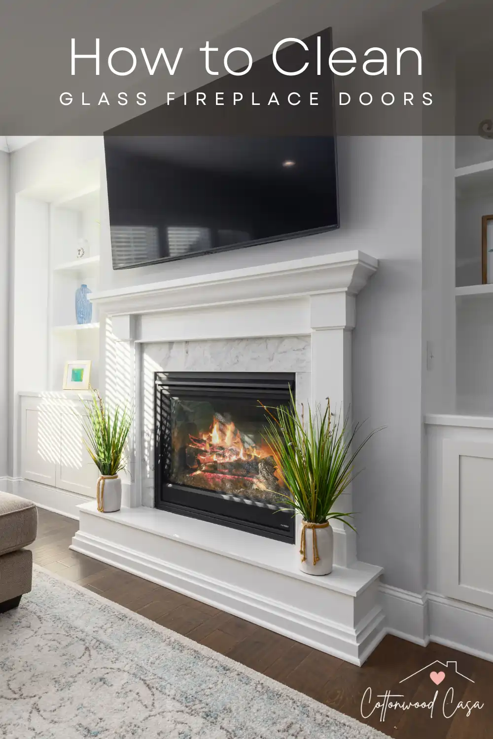 How To Clean Glass Fireplace Doors